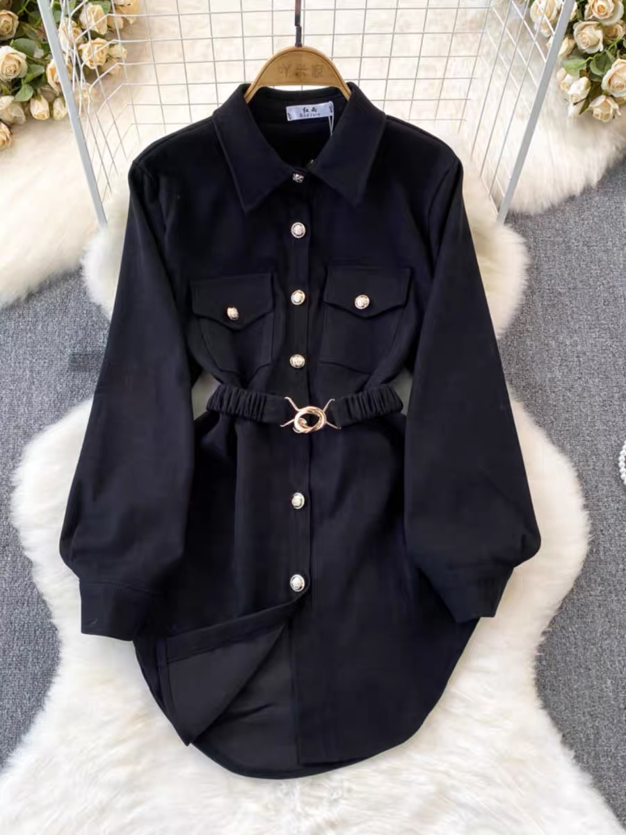 Made for a princess corduroy designer shirt dress  SDZZ862 images